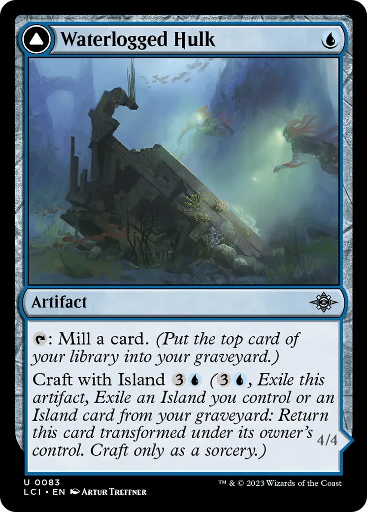Waterlogged Hulk // Watertight Gondola — The Lost Caverns of Ixalan — Magic: The Gathering