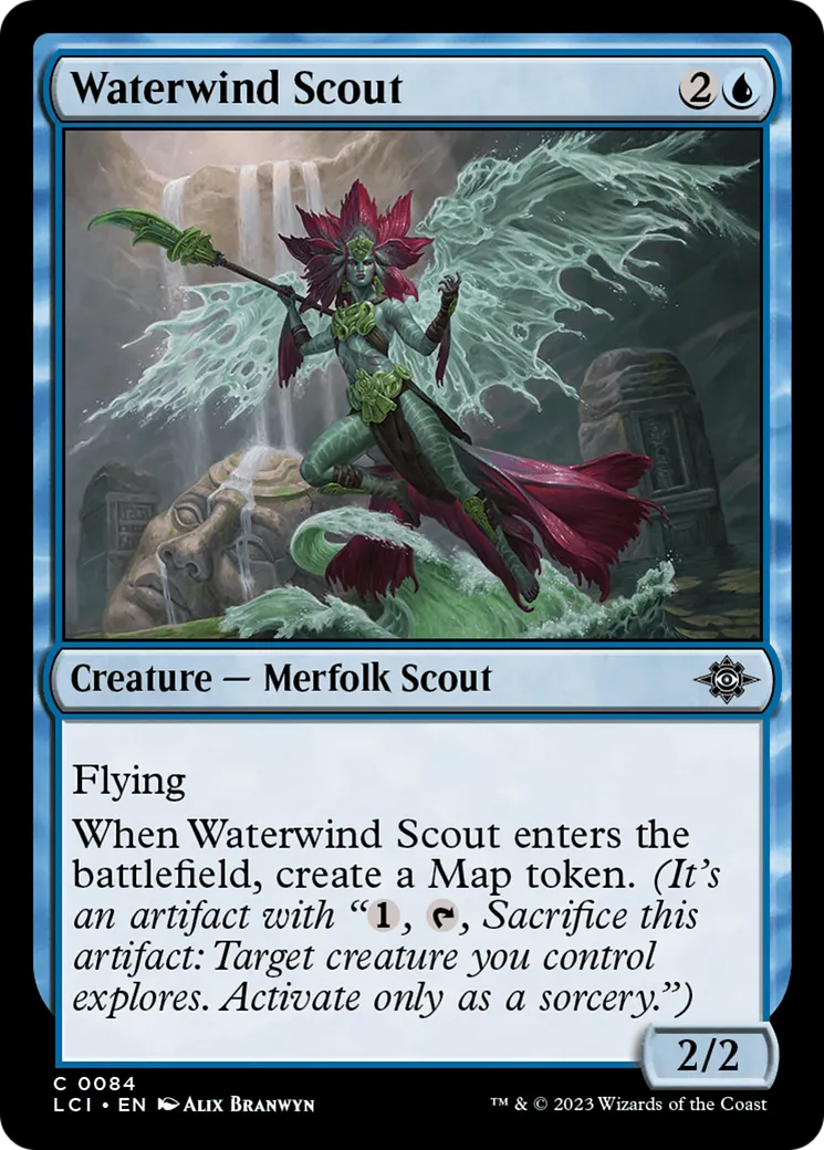 Waterwind Scout — The Lost Caverns of Ixalan — Magic: The Gathering