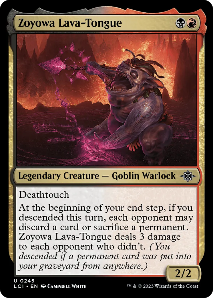 Zoyowa Lava-Tongue — The Lost Caverns of Ixalan — Magic: The Gathering