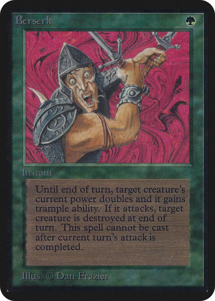 Berserk — Limited Edition Alpha — Magic: The Gathering