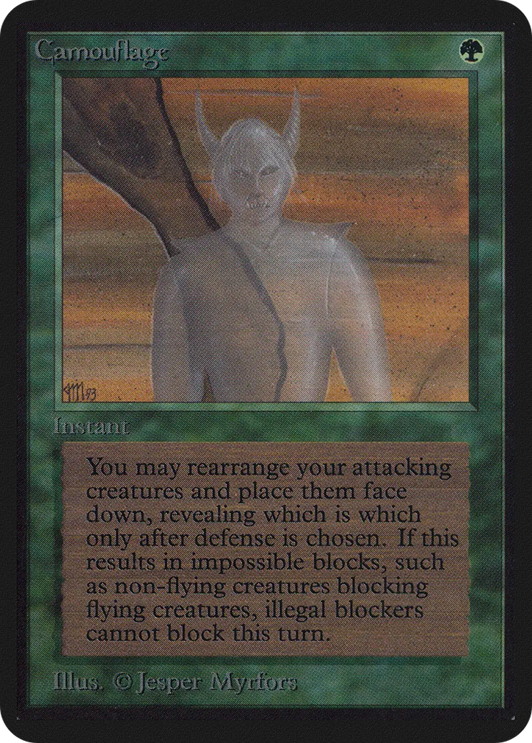 Camouflage — Limited Edition Alpha — Magic: The Gathering