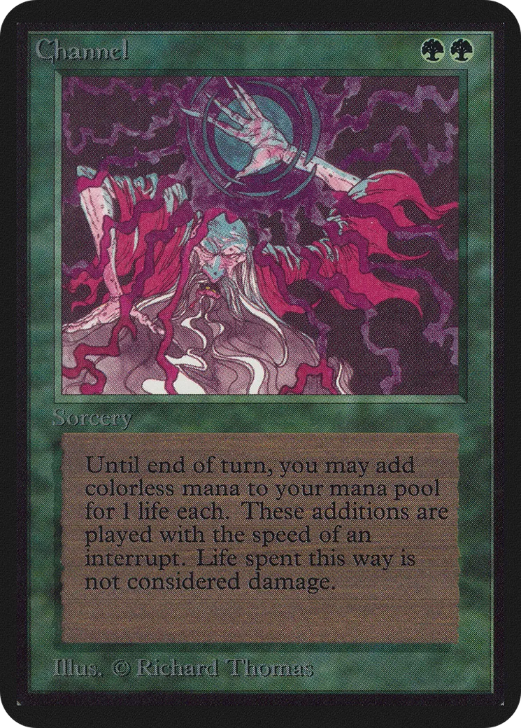 Channel — Limited Edition Alpha — Magic: The Gathering