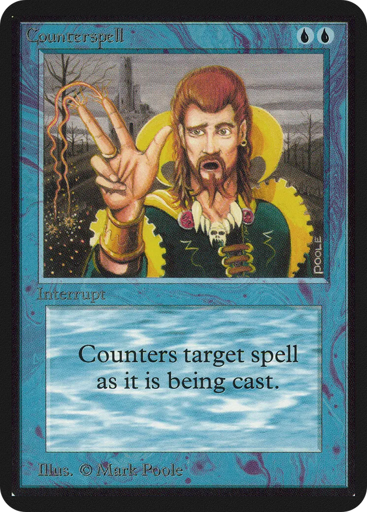 Counterspell — Limited Edition Alpha — Magic: The Gathering