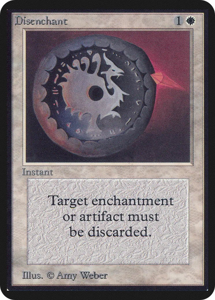 Désenchantement — Limited Edition Alpha — Magic: The Gathering
