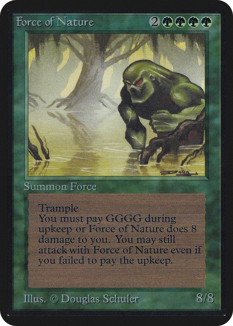 Force de la Nature — Limited Edition Alpha — Magic: The Gathering