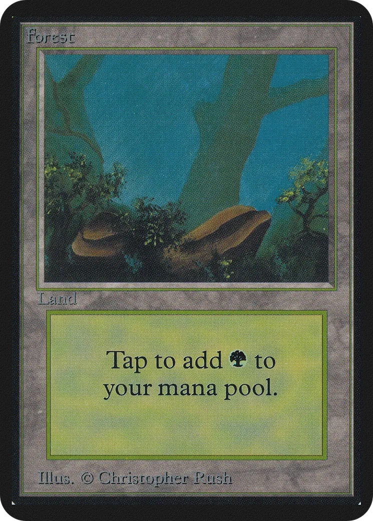 Forêt — Limited Edition Alpha — Magic: The Gathering