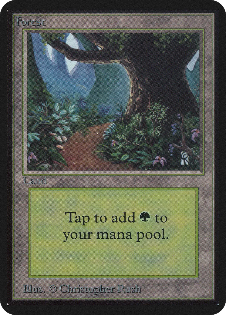 Forêt — Limited Edition Alpha — Magic: The Gathering