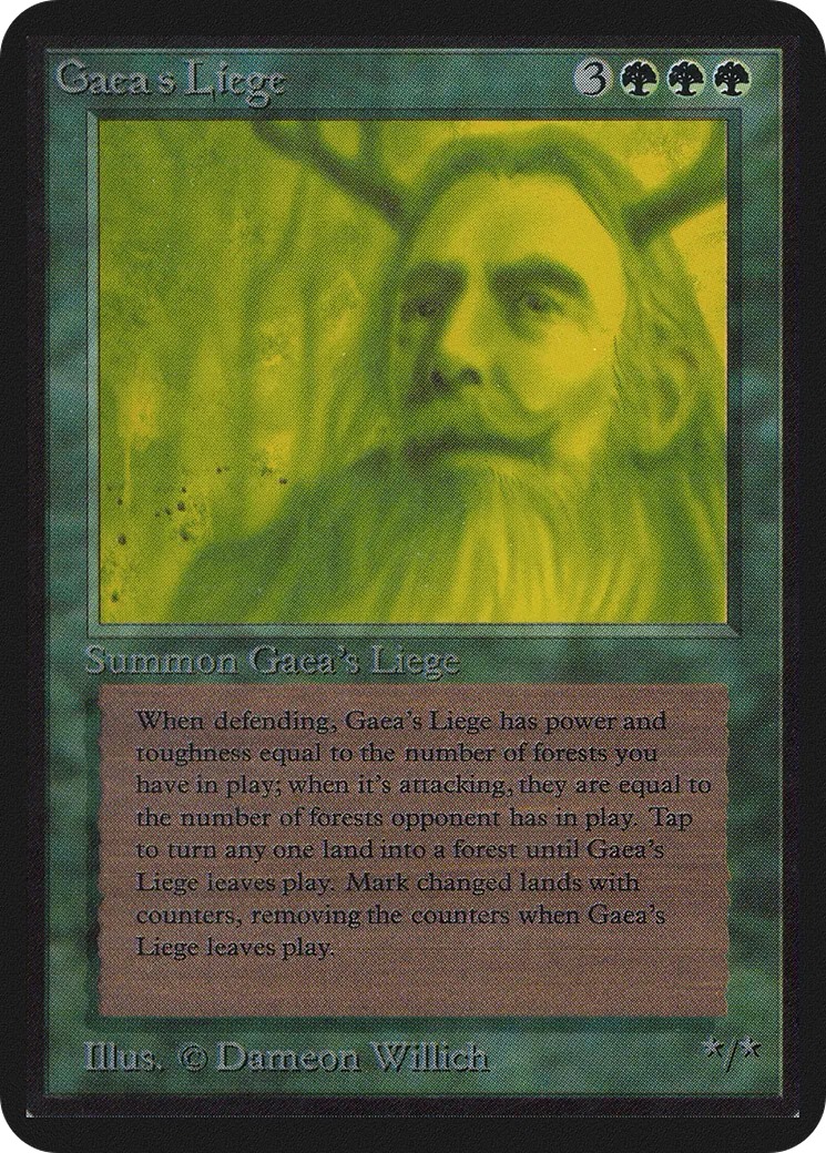 Noble féal de Gaia — Limited Edition Alpha — Magic: The Gathering