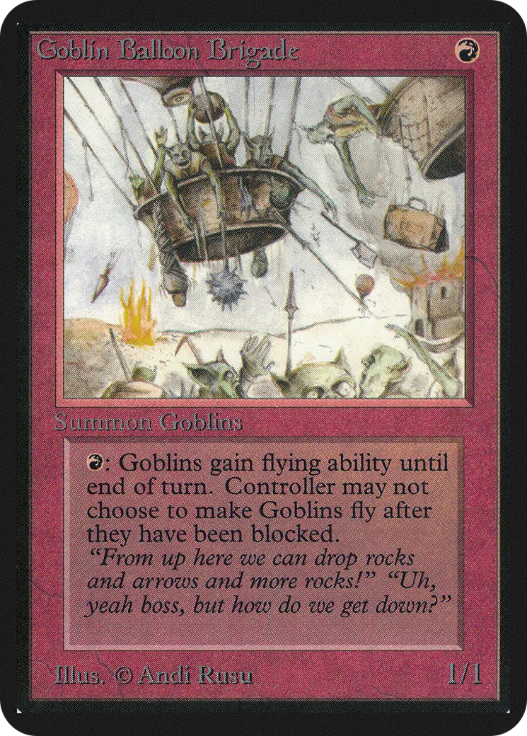 Goblin Balloon Brigade — Limited Edition Alpha — Magic: The Gathering