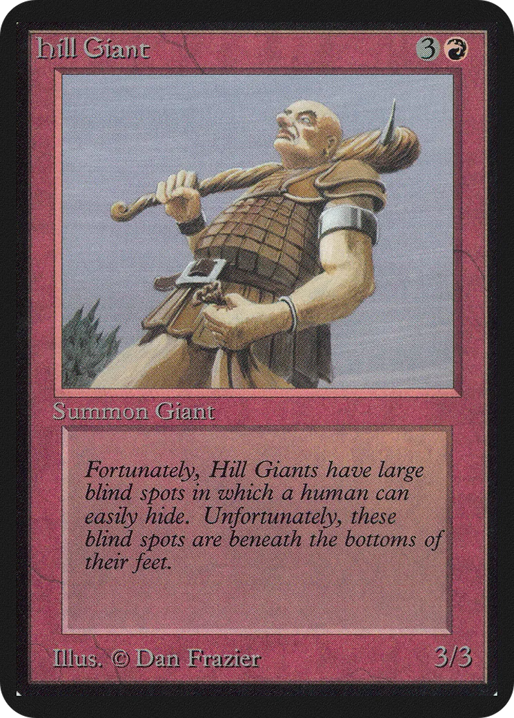 Hill Giant — Limited Edition Alpha — Magic: The Gathering