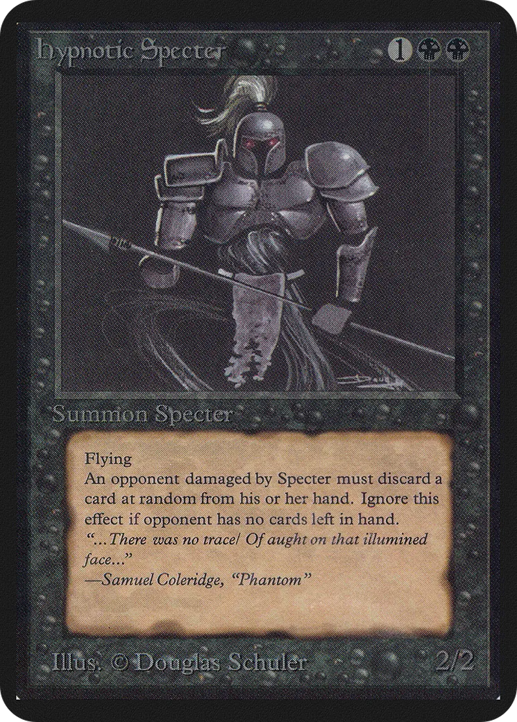 Hypnotic Specter — Limited Edition Alpha — Magic: The Gathering