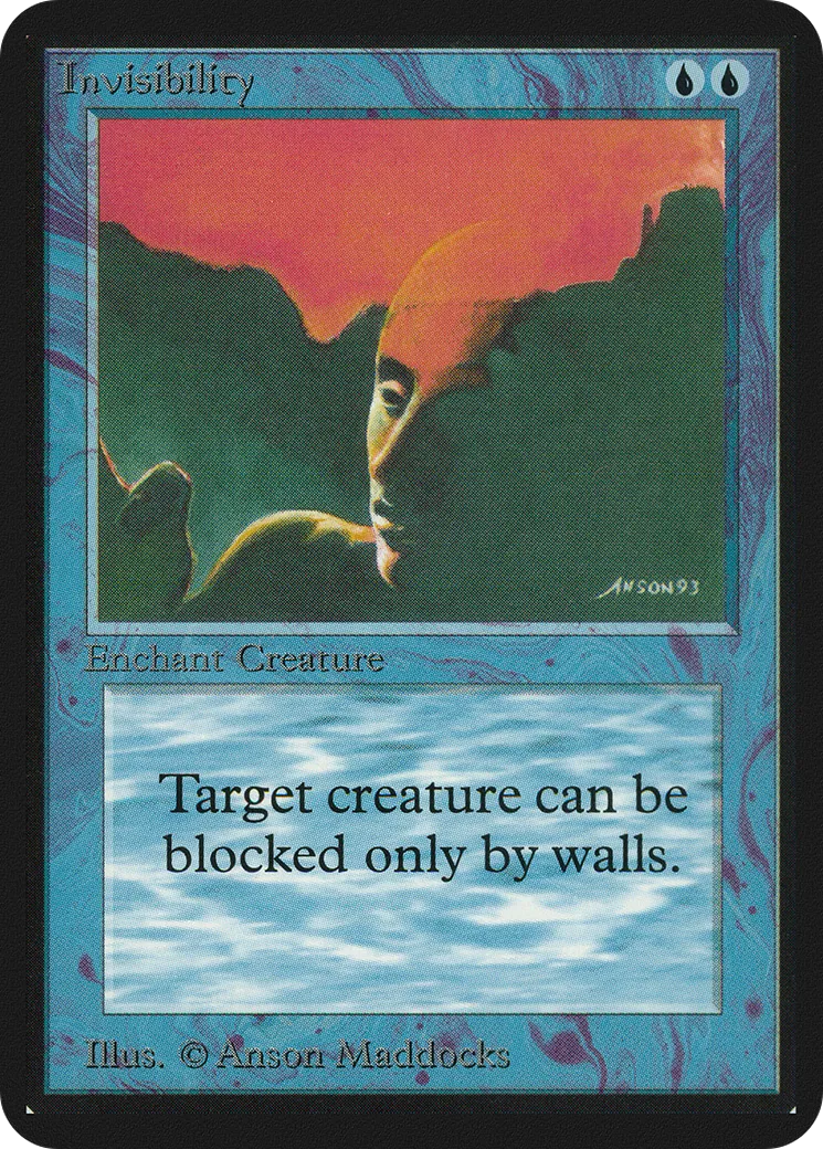 Invisibilité — Limited Edition Alpha — Magic: The Gathering