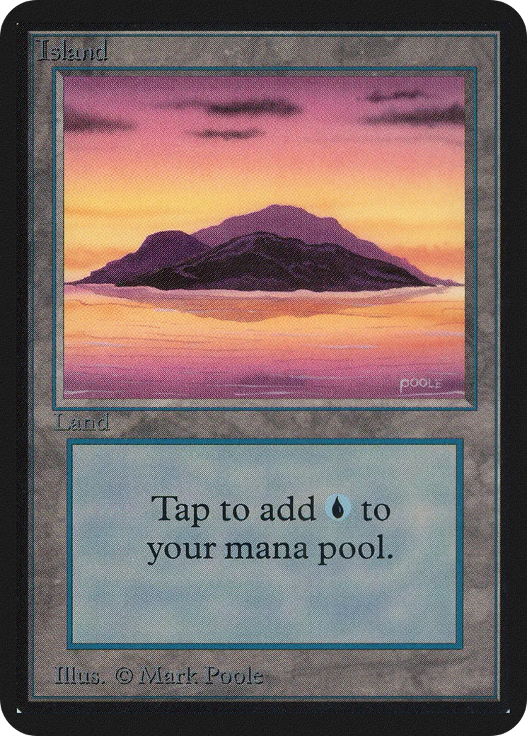 Island — Limited Edition Alpha — Magic: The Gathering