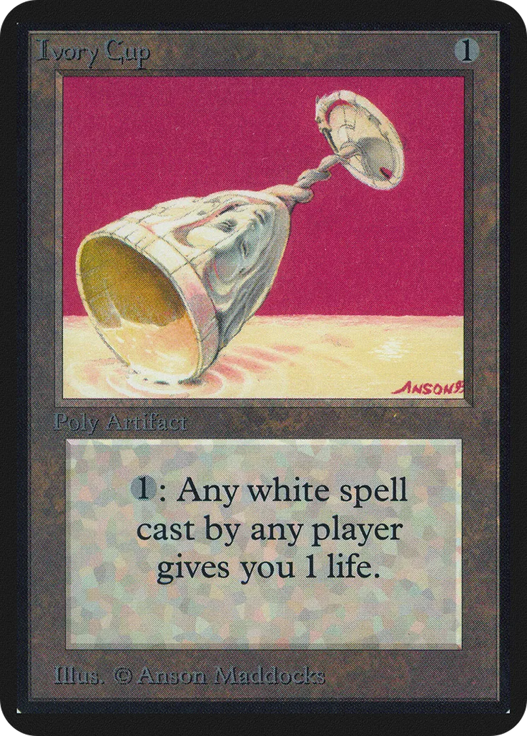 Coupe d'ivoire — Limited Edition Alpha — Magic: The Gathering