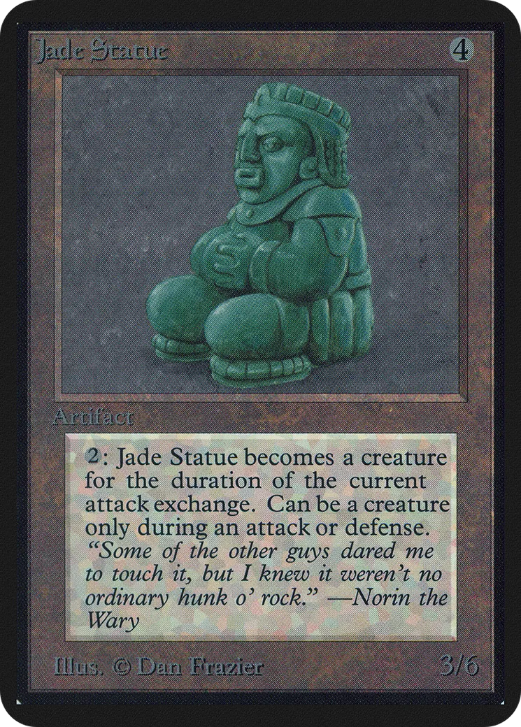 Statue de jade — Limited Edition Alpha — Magic: The Gathering