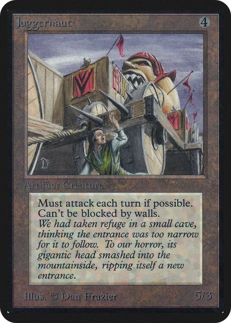 Djaggernaut — Limited Edition Alpha — Magic: The Gathering