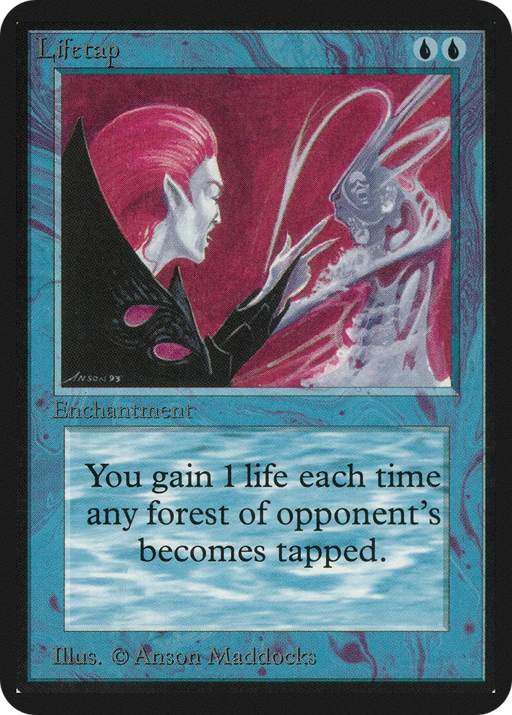 Ponction vitale — Limited Edition Alpha — Magic: The Gathering