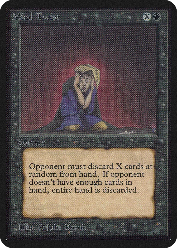 Mind Twist — Limited Edition Alpha — Magic: The Gathering