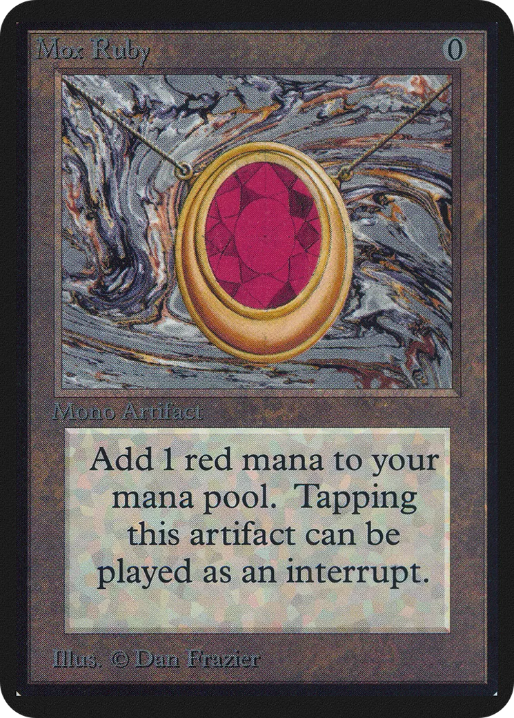 Mox Ruby — Limited Edition Alpha — Magic: The Gathering