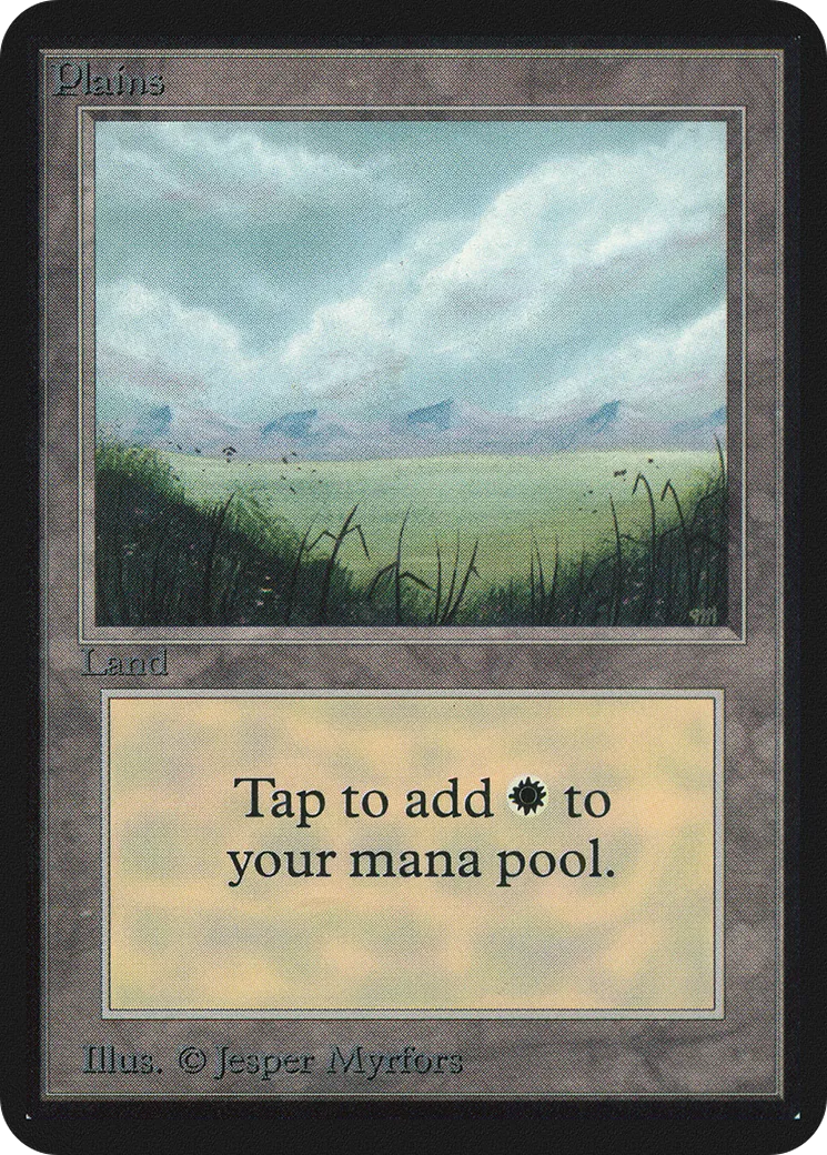 Plains — Limited Edition Alpha — Magic: The Gathering