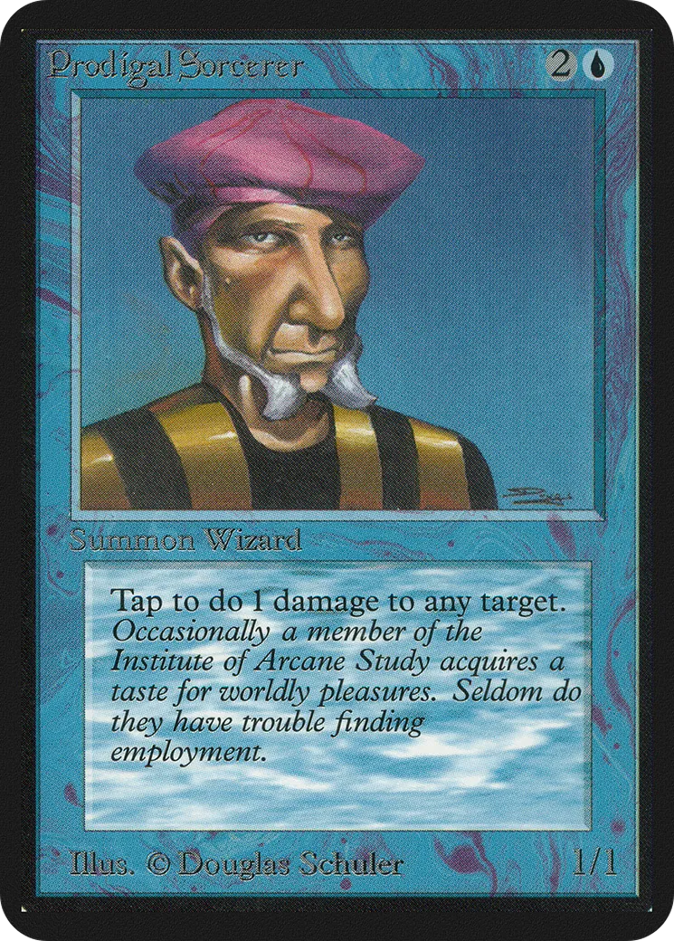 Sorcier sybarite — Limited Edition Alpha — Magic: The Gathering