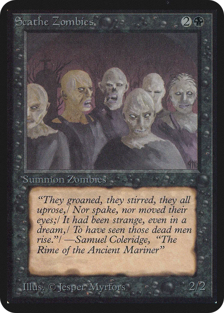 Scathe Zombies — Limited Edition Alpha — Magic: The Gathering