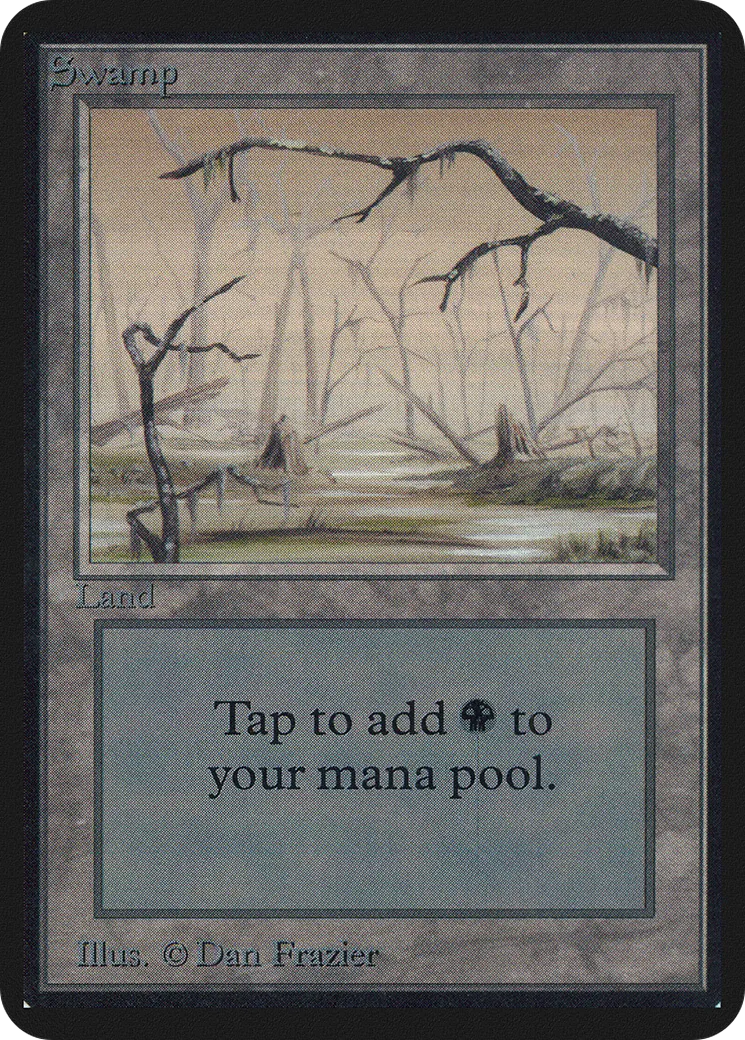 Swamp — Limited Edition Alpha — Magic: The Gathering