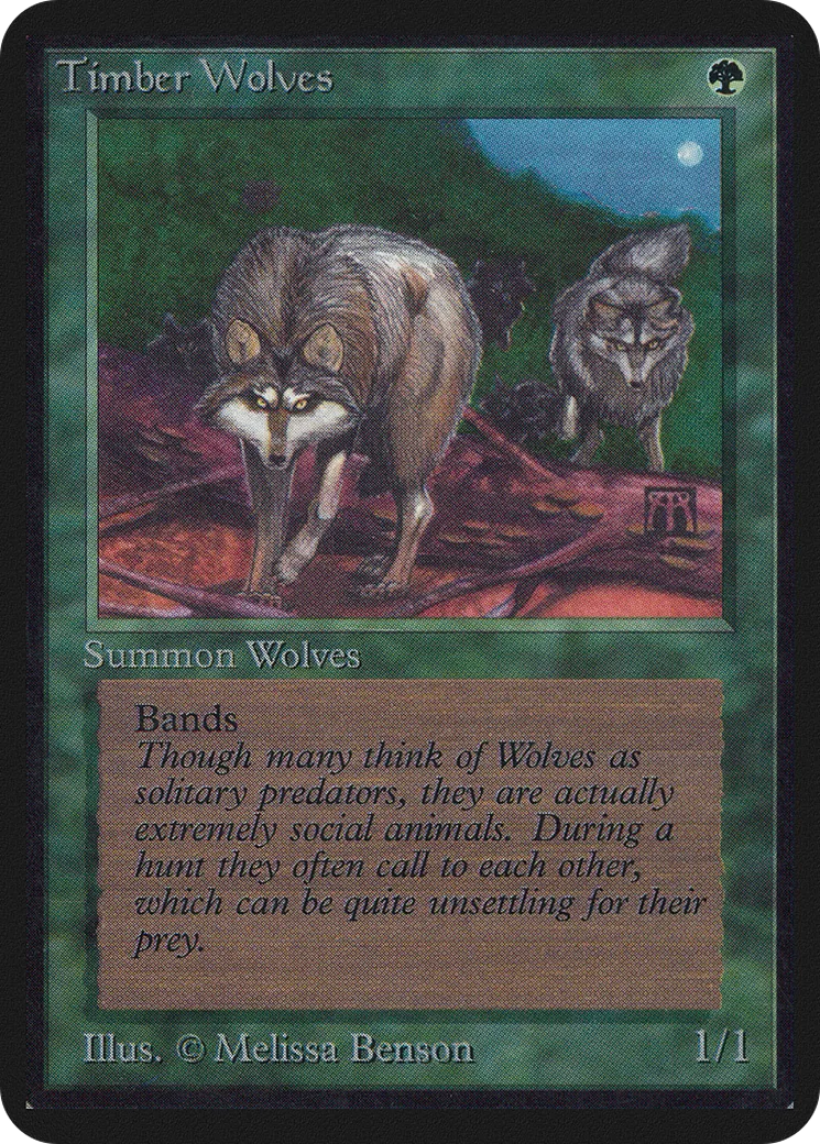 Loups des forêts — Limited Edition Alpha — Magic: The Gathering