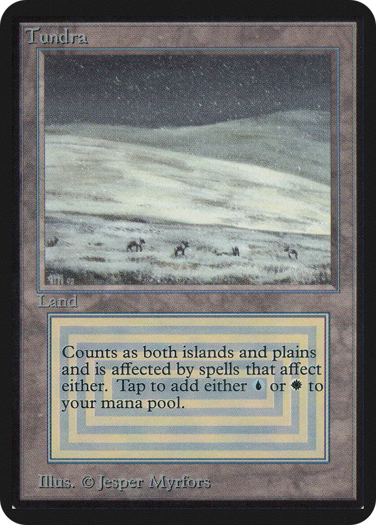 Toundra — Limited Edition Alpha — Magic: The Gathering
