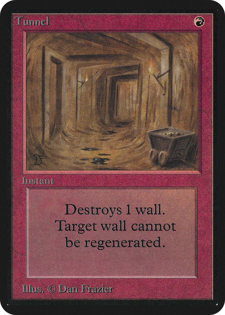 Tunnel — Limited Edition Alpha — Magic: The Gathering