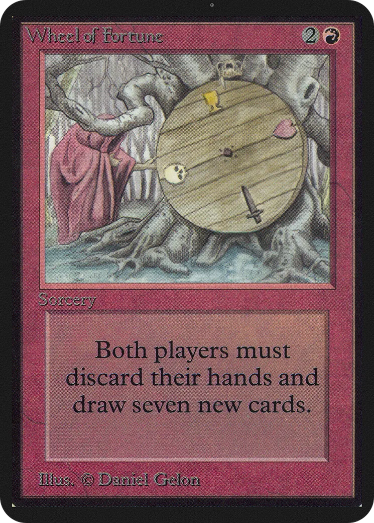 Wheel of Fortune — Limited Edition Alpha — Magic: The Gathering