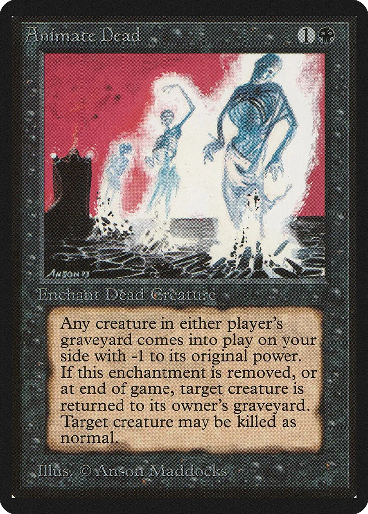 Animation des morts — Limited Edition Beta — Magic: The Gathering