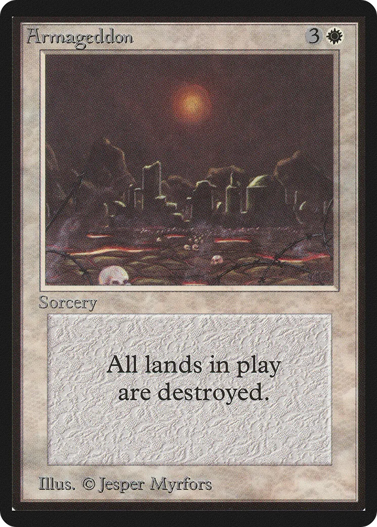 Armageddon — Limited Edition Beta — Magic: The Gathering