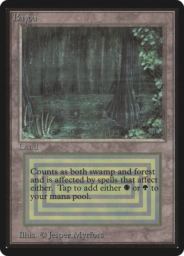 Bayou — Limited Edition Beta — Magic: The Gathering