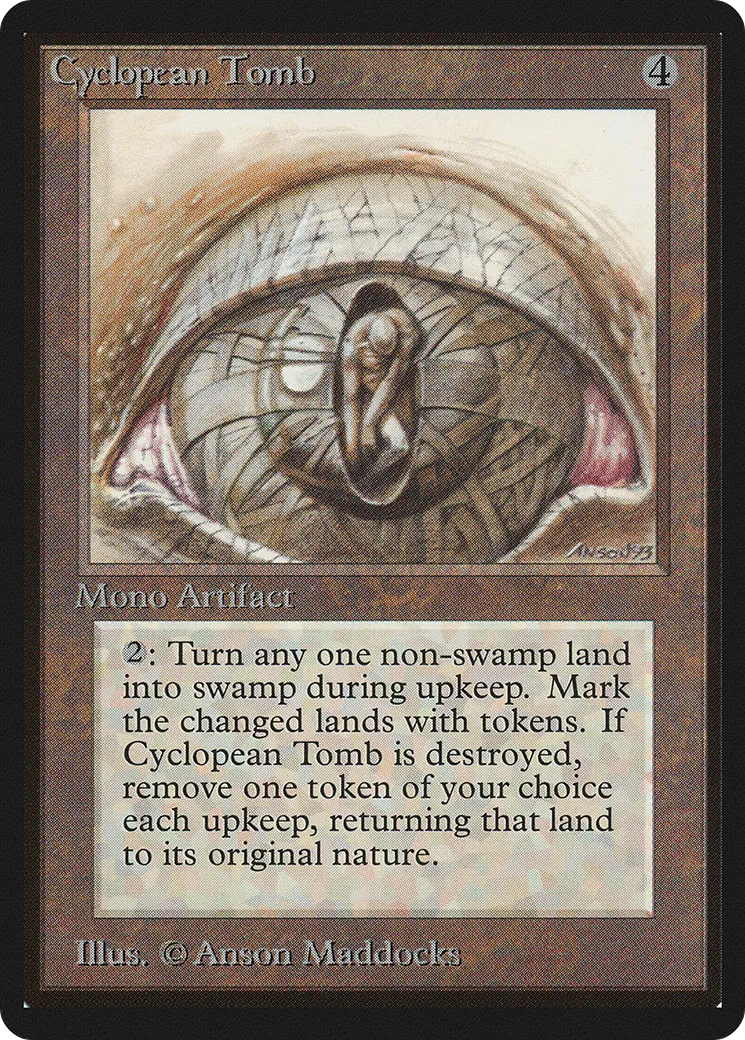 Cyclopean Tomb — Limited Edition Beta — Magic: The Gathering