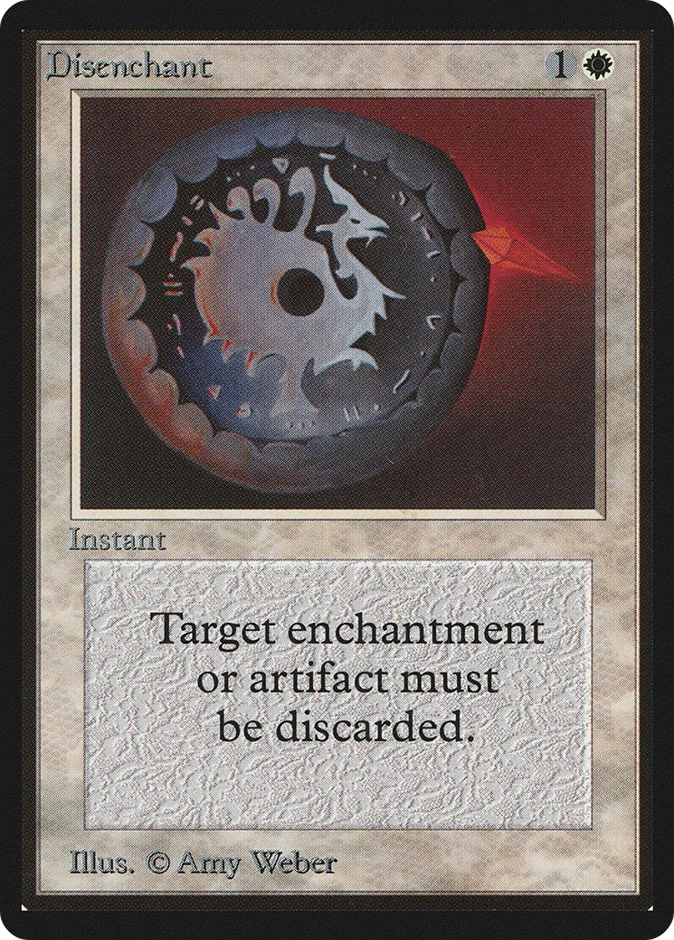 Disenchant — Limited Edition Beta — Magic: The Gathering