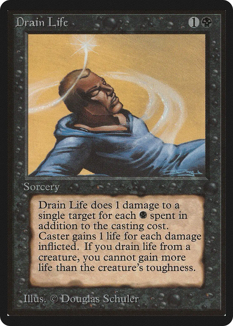 Drain de vie — Limited Edition Beta — Magic: The Gathering