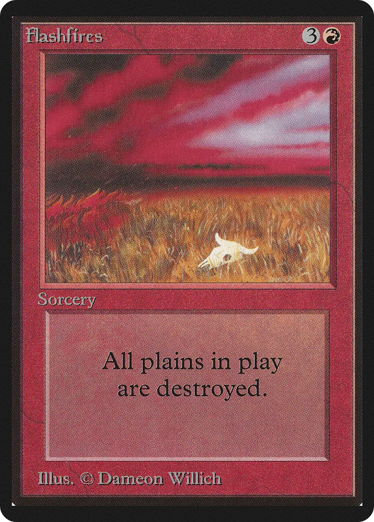 Feu de brousse — Limited Edition Beta — Magic: The Gathering
