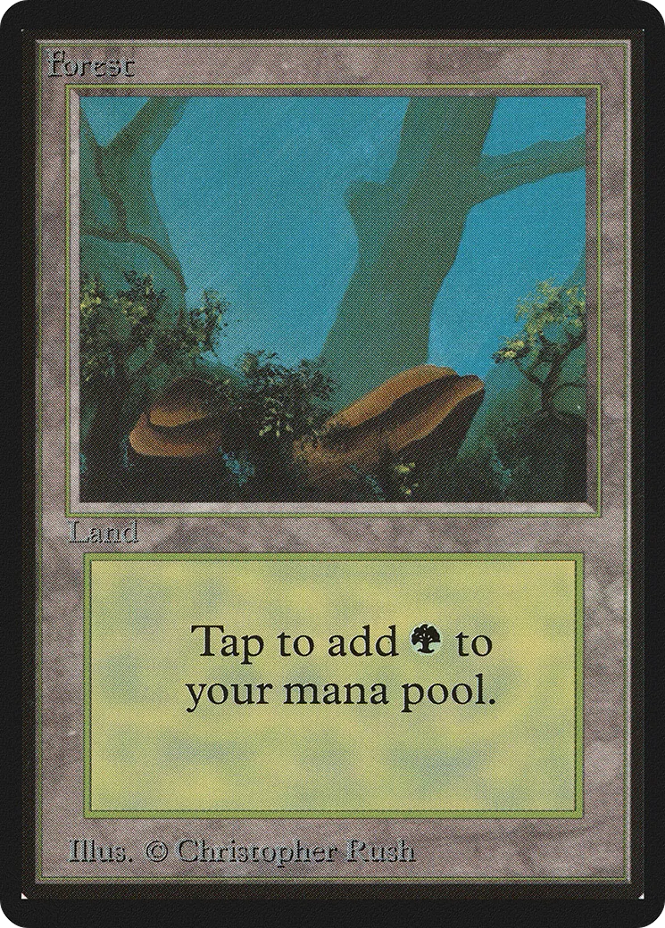 Forêt — Limited Edition Beta — Magic: The Gathering