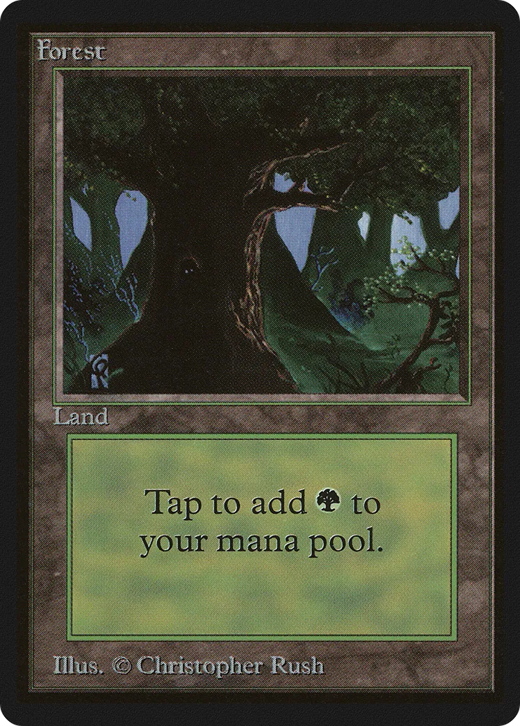Forêt — Limited Edition Beta — Magic: The Gathering