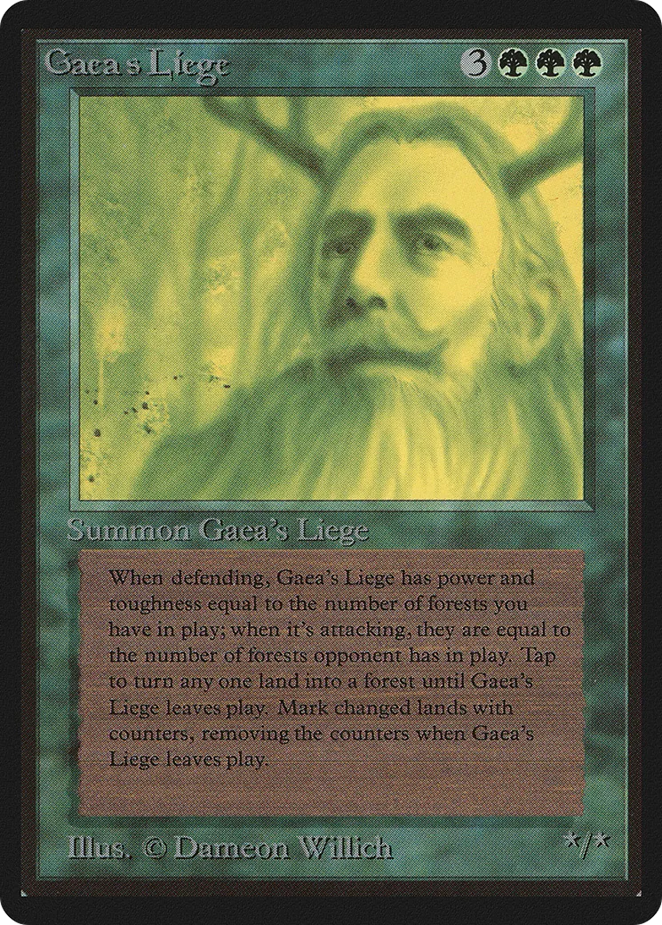 Noble féal de Gaia — Limited Edition Beta — Magic: The Gathering