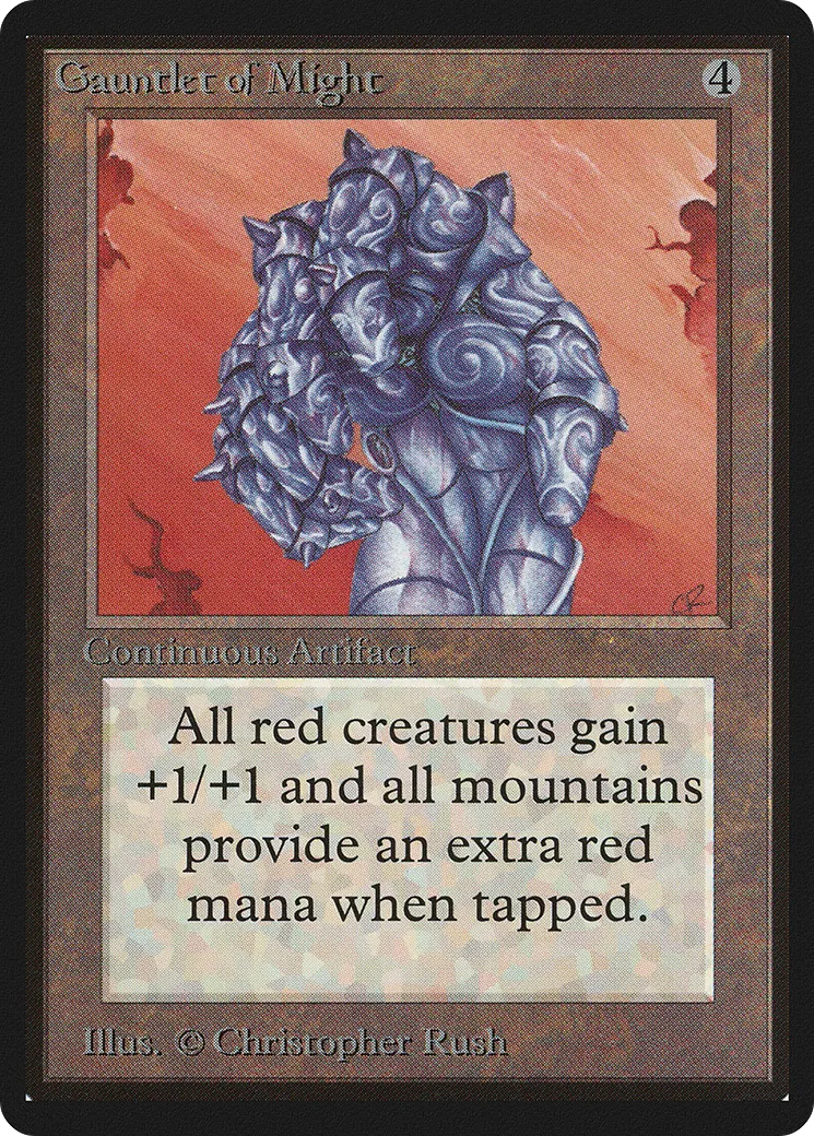 Gauntlet of Might — Limited Edition Beta — Magic: The Gathering