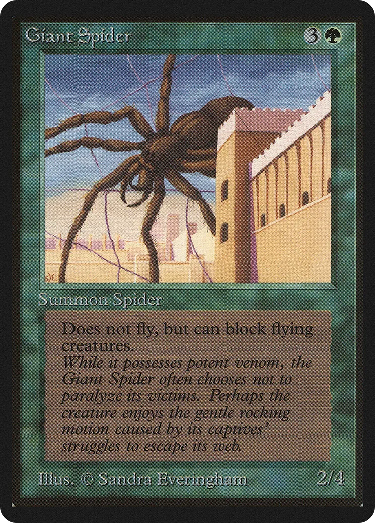Araignée géante — Limited Edition Beta — Magic: The Gathering