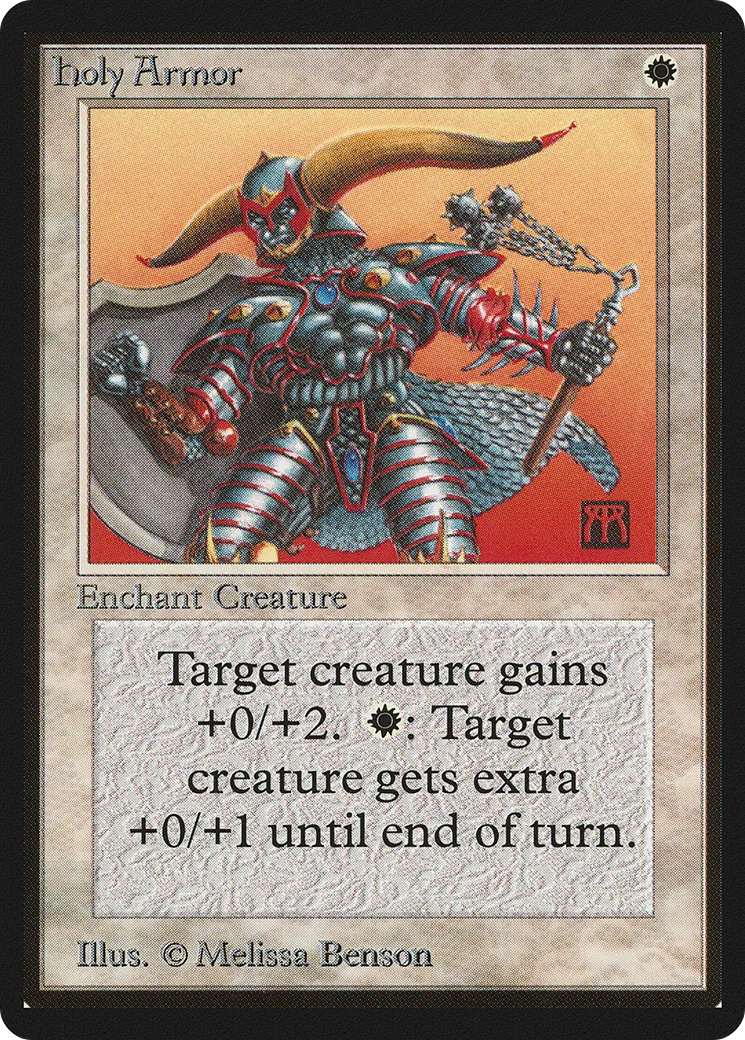 Armure sacrée — Limited Edition Beta — Magic: The Gathering
