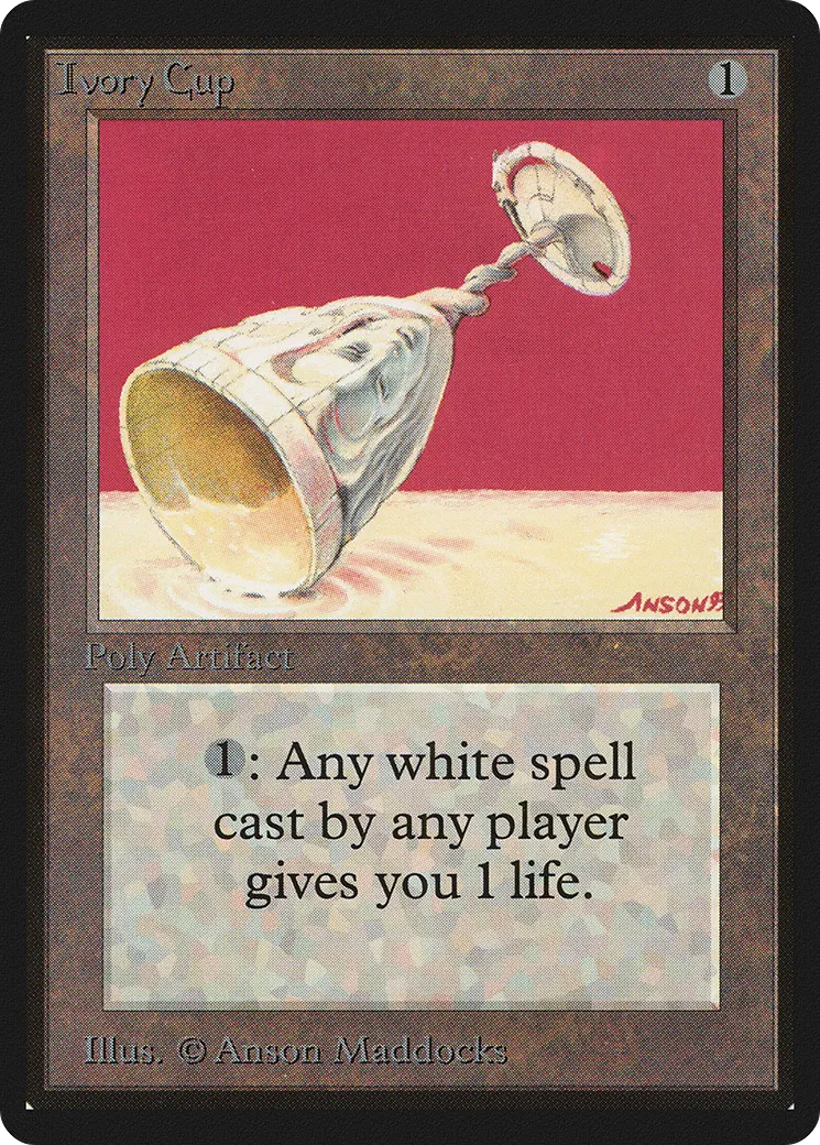 Coupe d'ivoire — Limited Edition Beta — Magic: The Gathering