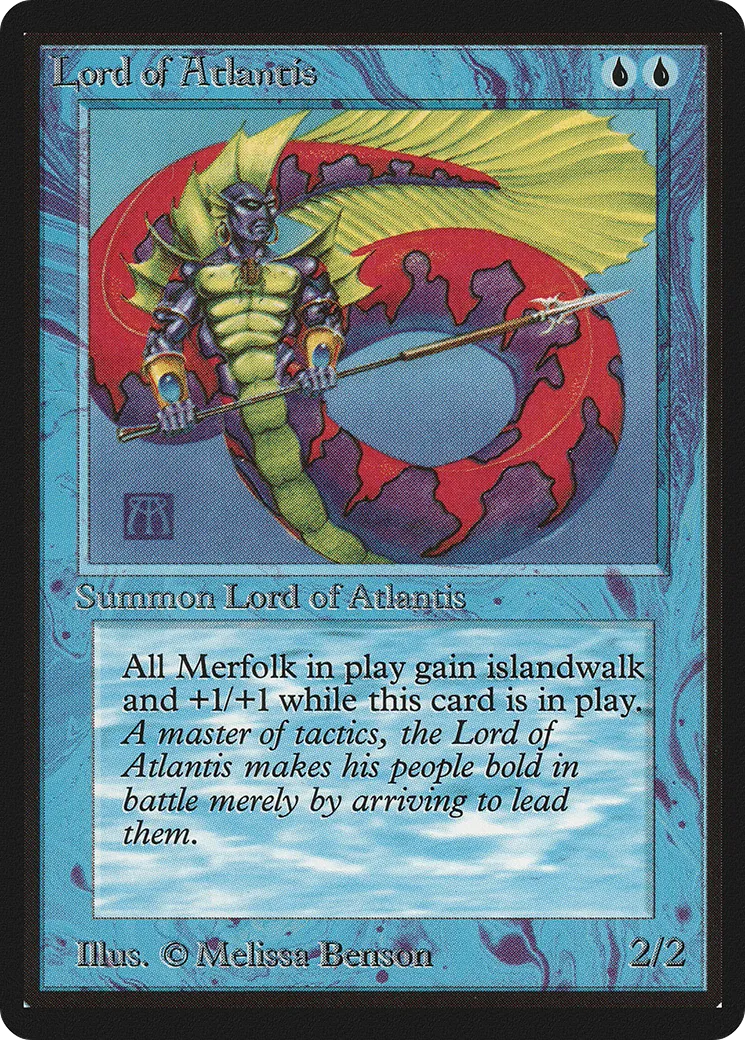 Lord of Atlantis from Limited Edition Beta - Magic: The Gathering