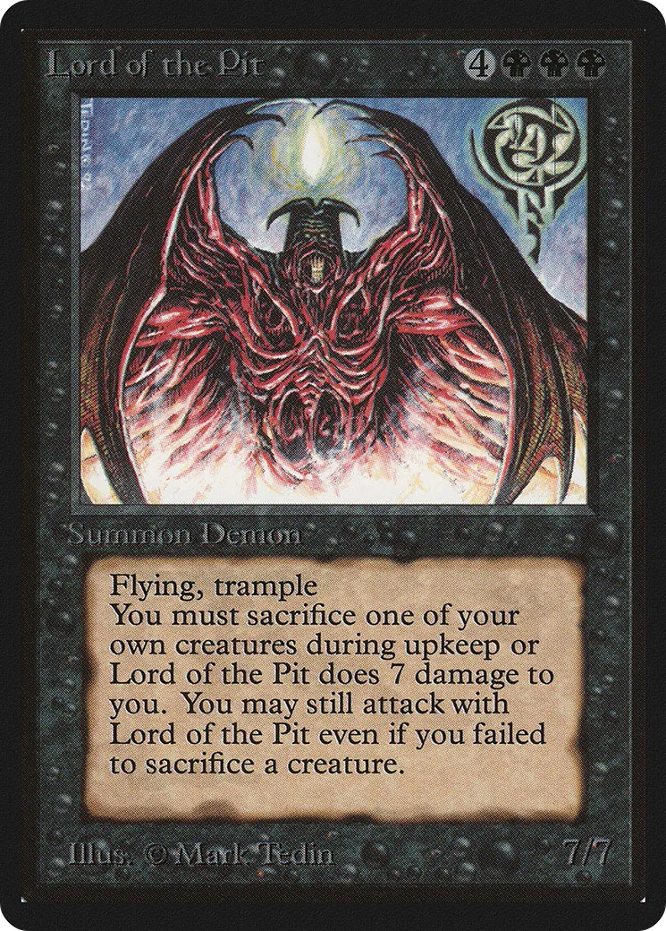 Lige de la fosse — Limited Edition Beta — Magic: The Gathering