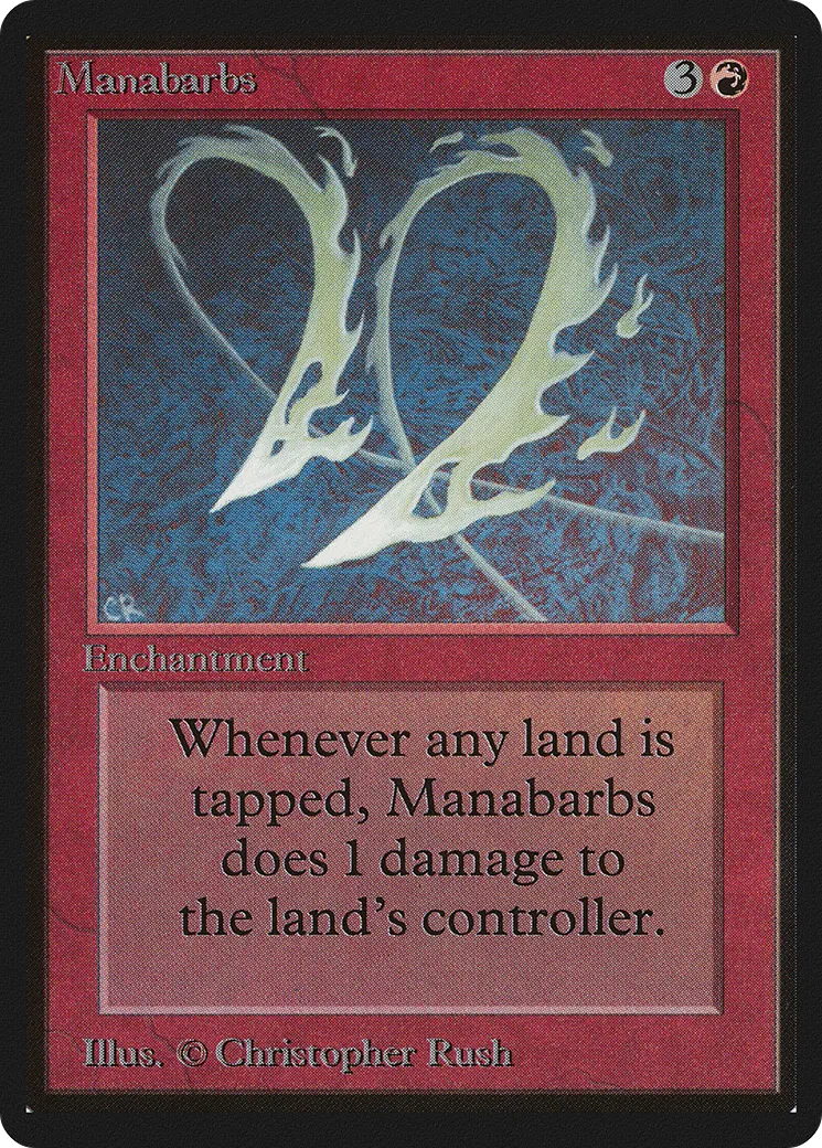 Manabarbs — Limited Edition Beta — Magic: The Gathering