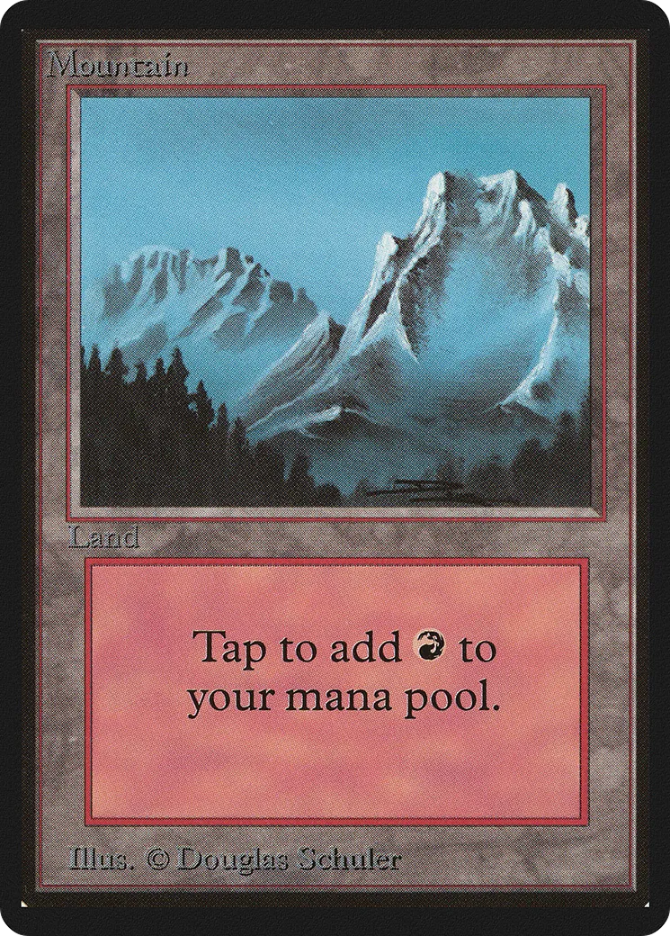 Montagne — Limited Edition Beta — Magic: The Gathering
