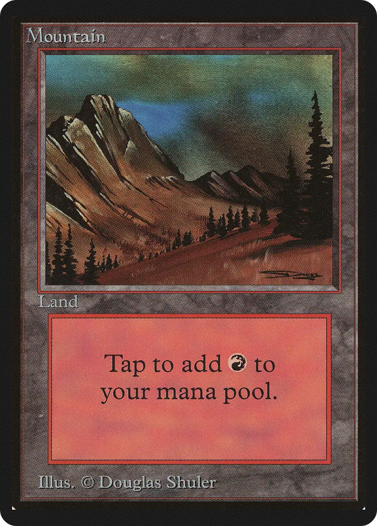 Montagne — Limited Edition Beta — Magic: The Gathering